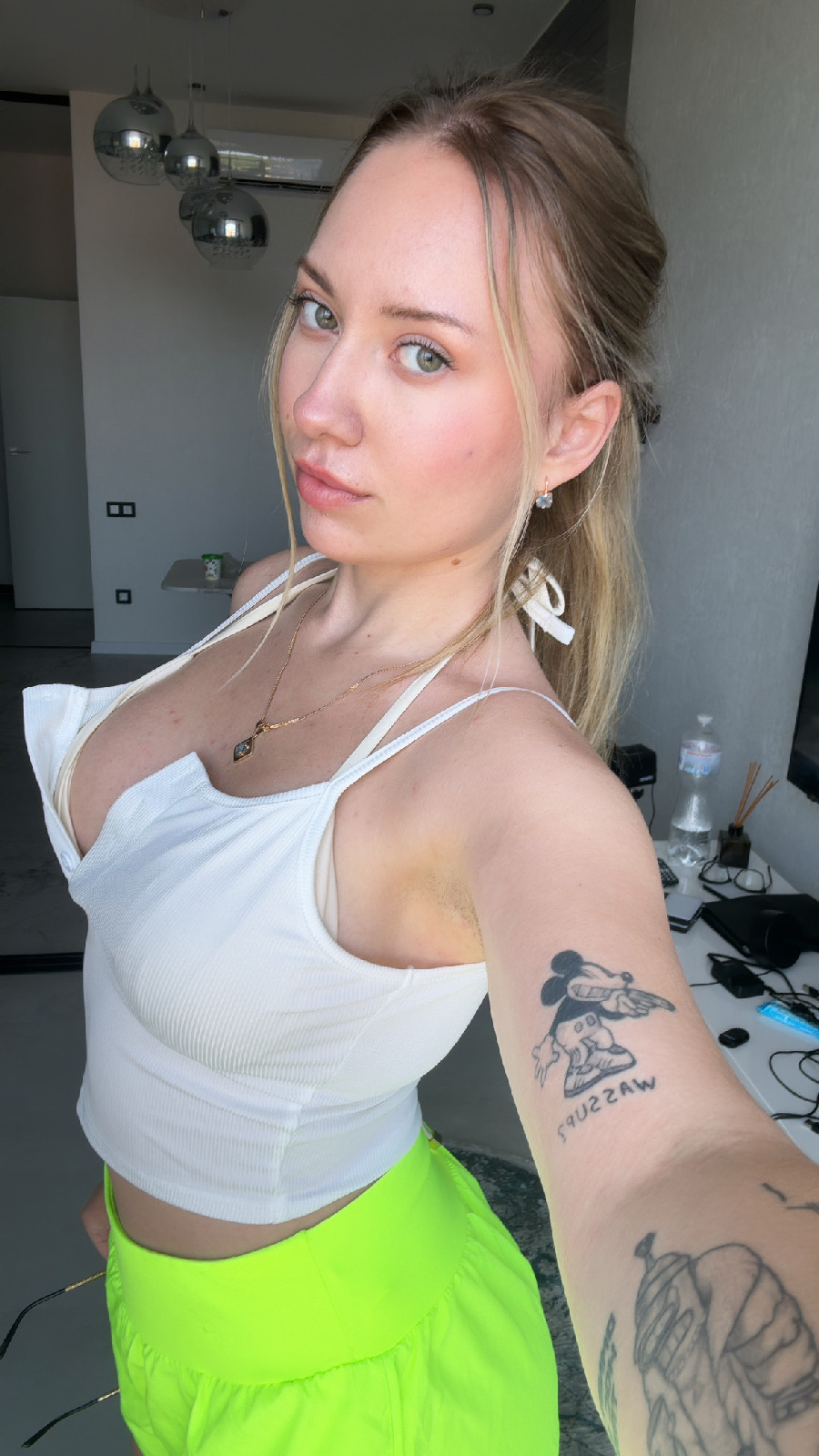 KateV in her underwear in Vijayawada