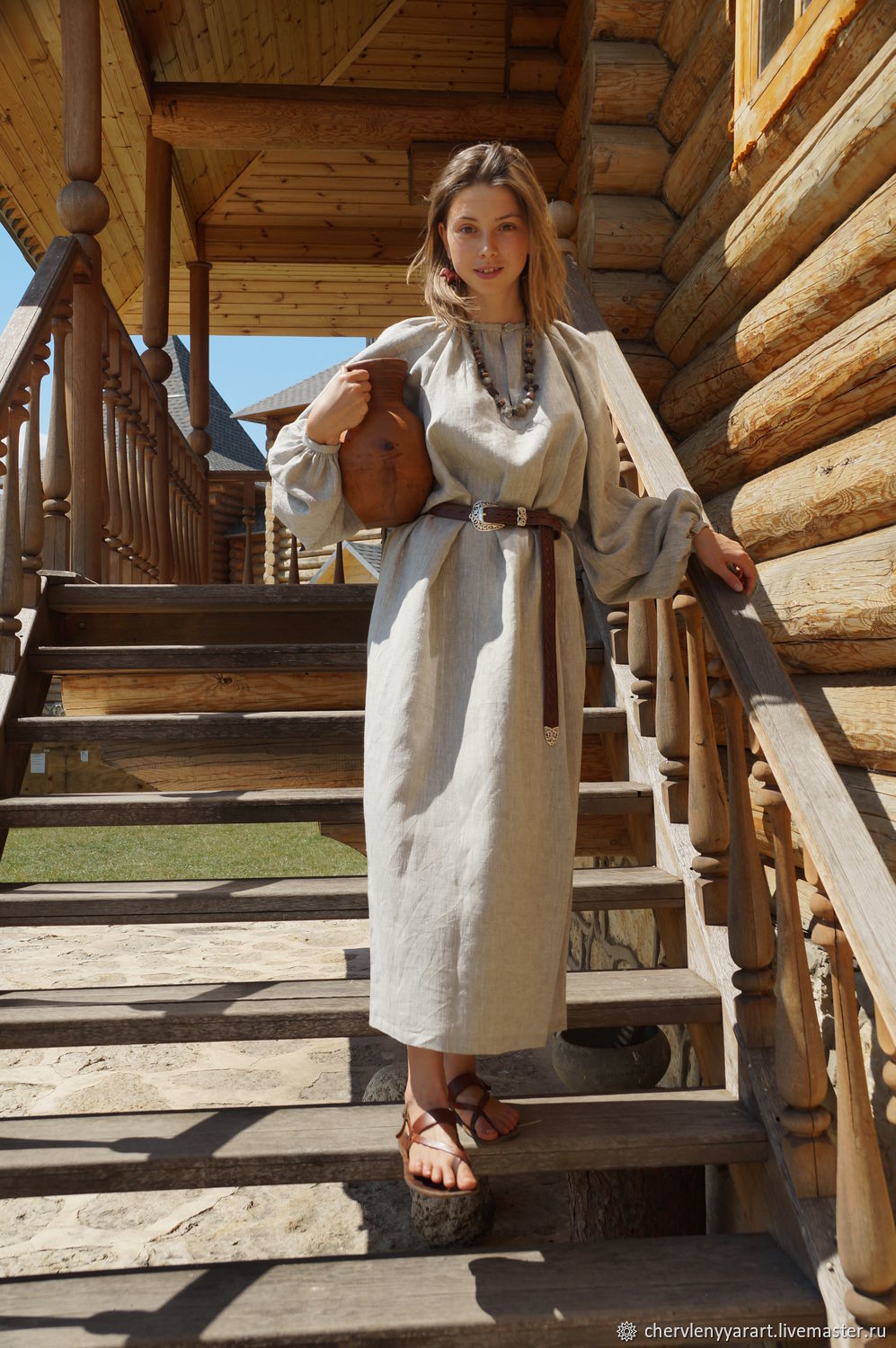 Girls in Slavic costumes in Vijayawada